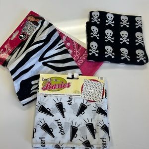 4 Pc cotton bandana set brand new ,never used.